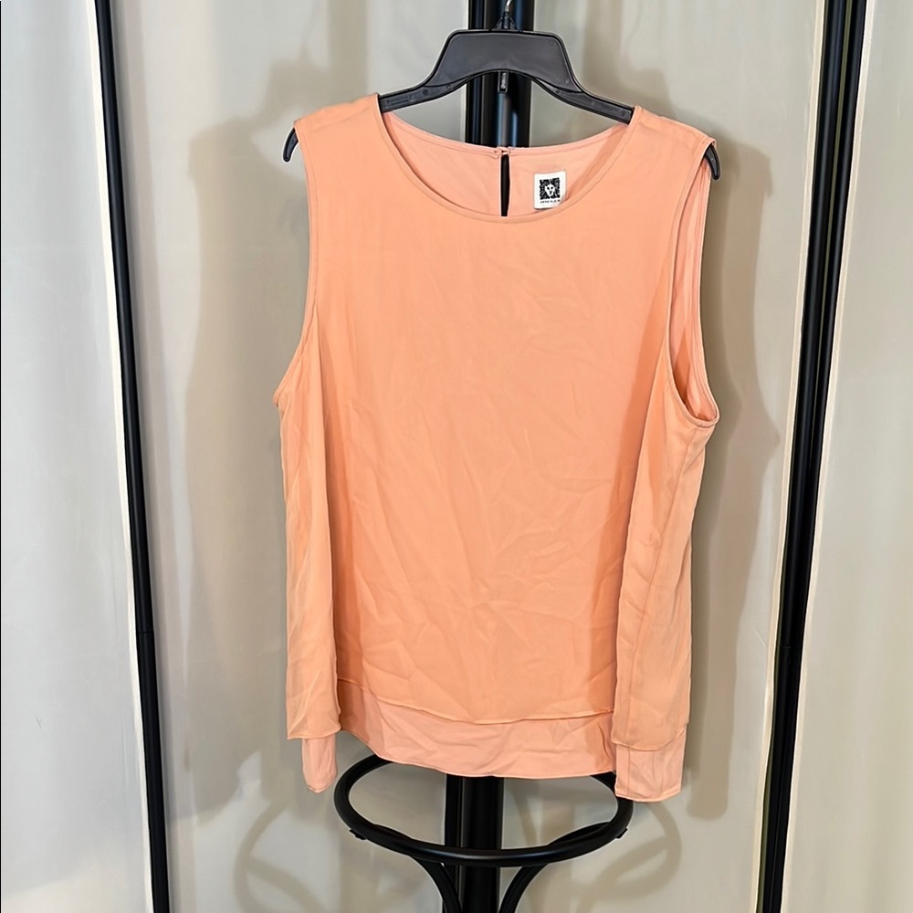 Anne Klein Sleeveless Tank Top with Open Sheath Back